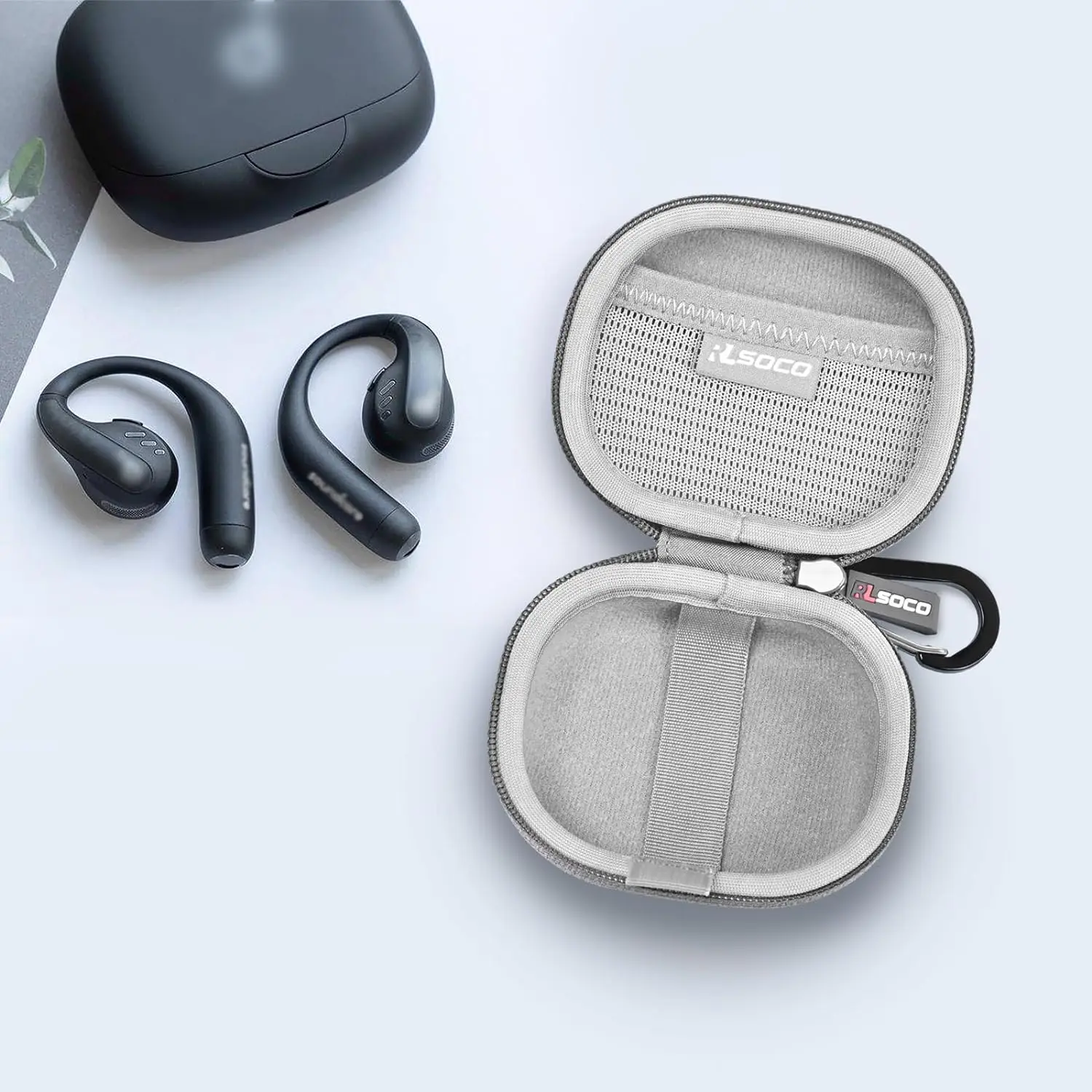 

Carrying Case for Anker Soundcore AeroFit Pro Open-Ear Headphones, Replacement Hard Shell Portable Protective Carrying Bag