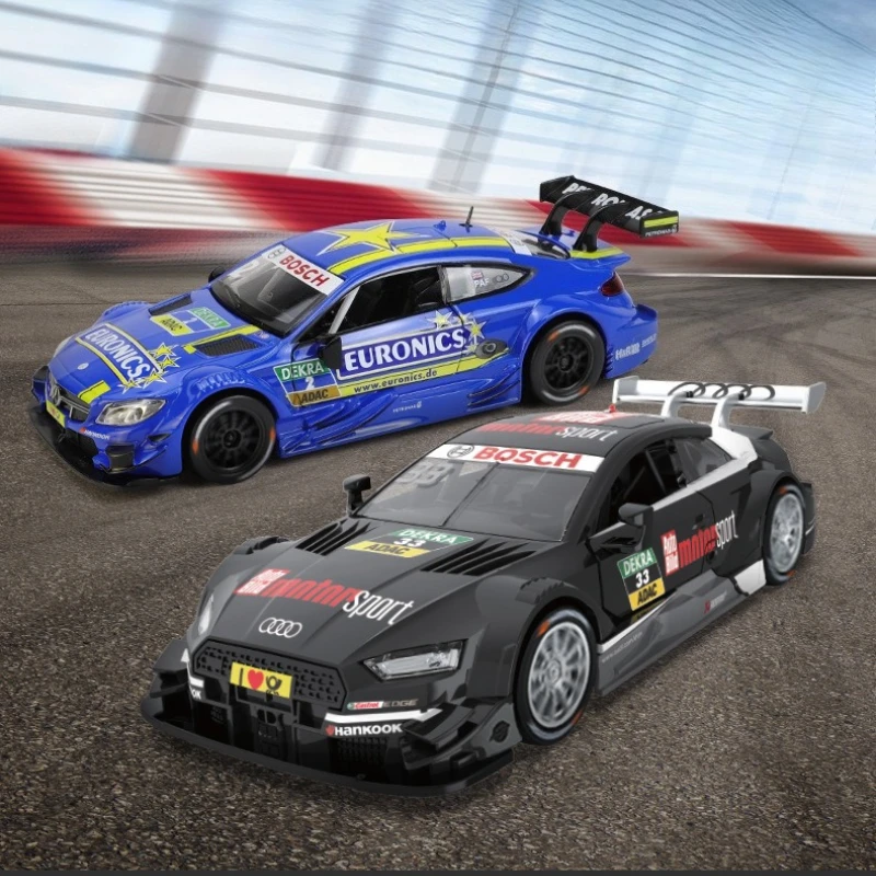 組み立て済みバージョン 1/32 ベンツ AMG C63 DTM 合金車モデル アウディ RS5 DTM コレクション ミニチュア ヴォイチュール ボーイフレンドの誕生日ギフト