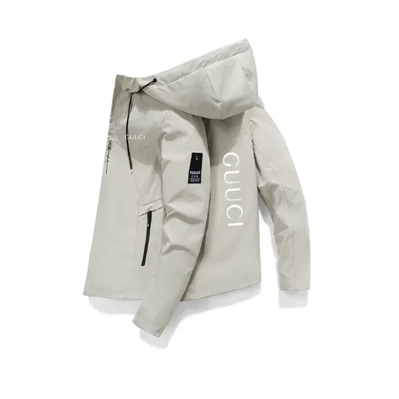 Men's Windproof Zipper Jacket Casual High Quality Hooded Baseball Outdoor Sports Jacket Coat Hoodie Streetwear Tracksuit Suit