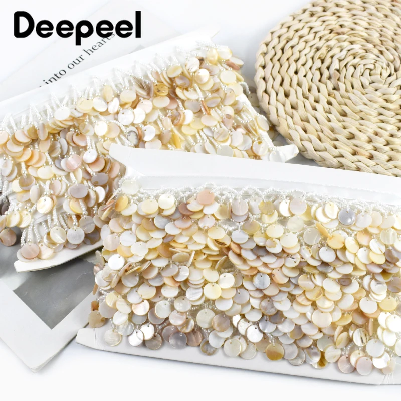 

2Yards 3/4cm Beaded Pendant Tassels Fringe Handmade Lace Trim Sofa Curtains Decor Trimming Laces Tassel Fringes Sewing Accessory