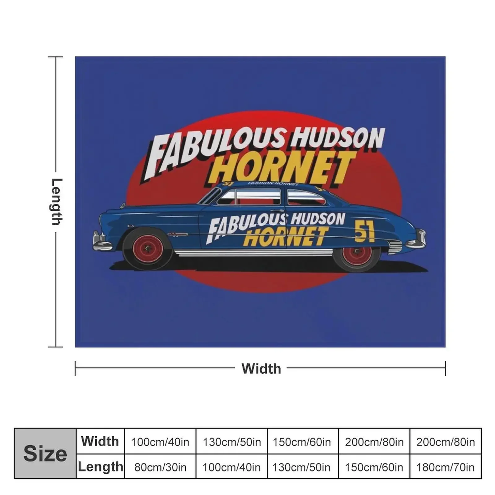 Fabulous Hudson Hornet illustration by petrothings Throw Blanket cosplay anime for babies Blankets For Bed Blankets