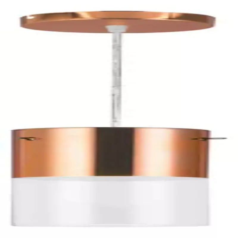 Ceiling Lamp Pendant Chandelier Modern First Copper Transparent Cup 1 Light E-27 LLUMM Bronze Luminaires Ceiling Lamps