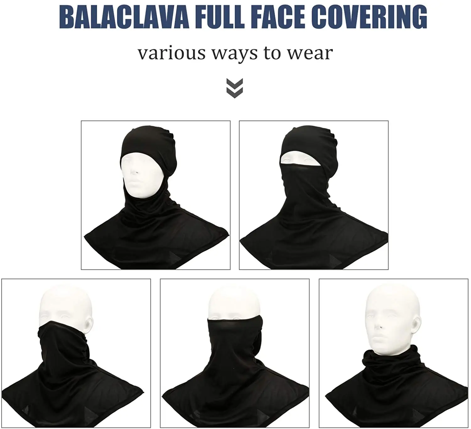 Balaclava Face Covering Summer Balaclava Sun Protection Long Neck Cover Men Women Cycling Motorcycle Fishing Skiing Face Mask