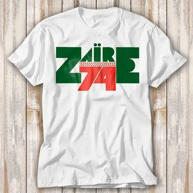 Zaire 74 Super Cool Afrobeat Funk T Shirt 70S African Top 4158