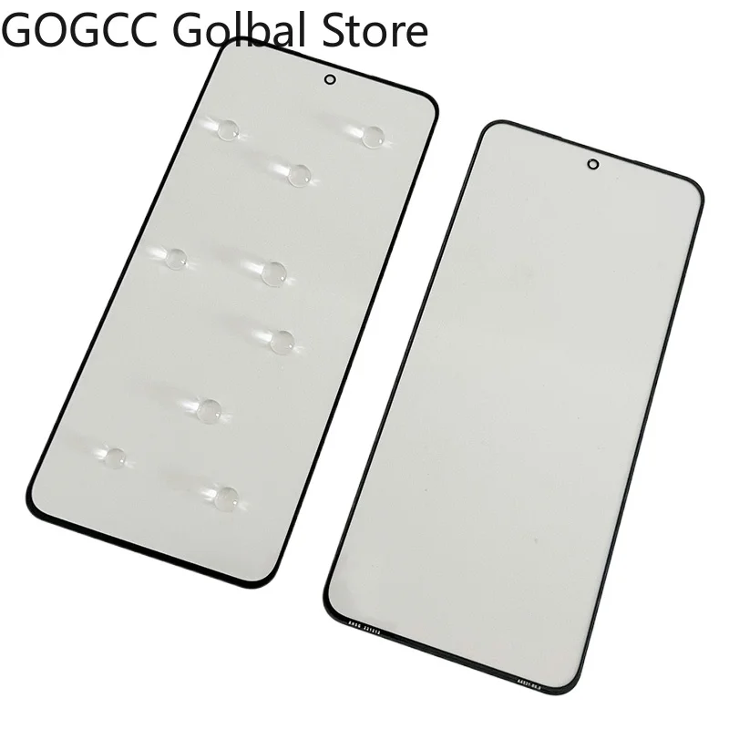 Repair Front Touch Glass + OCA Glue For Vivo X100 Ultra X100S Pro 5G Outer Screen LCD Digitizer Lens Cover Panel Replacement