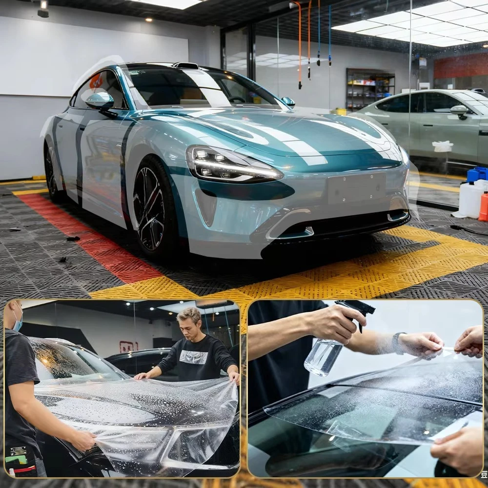 Top-Tier Car Paint Protection Film TPU-TOP85 8.5mil Invisible TPU PPF Film Hydrophobic Anti-Yellowing Anti-Scratch