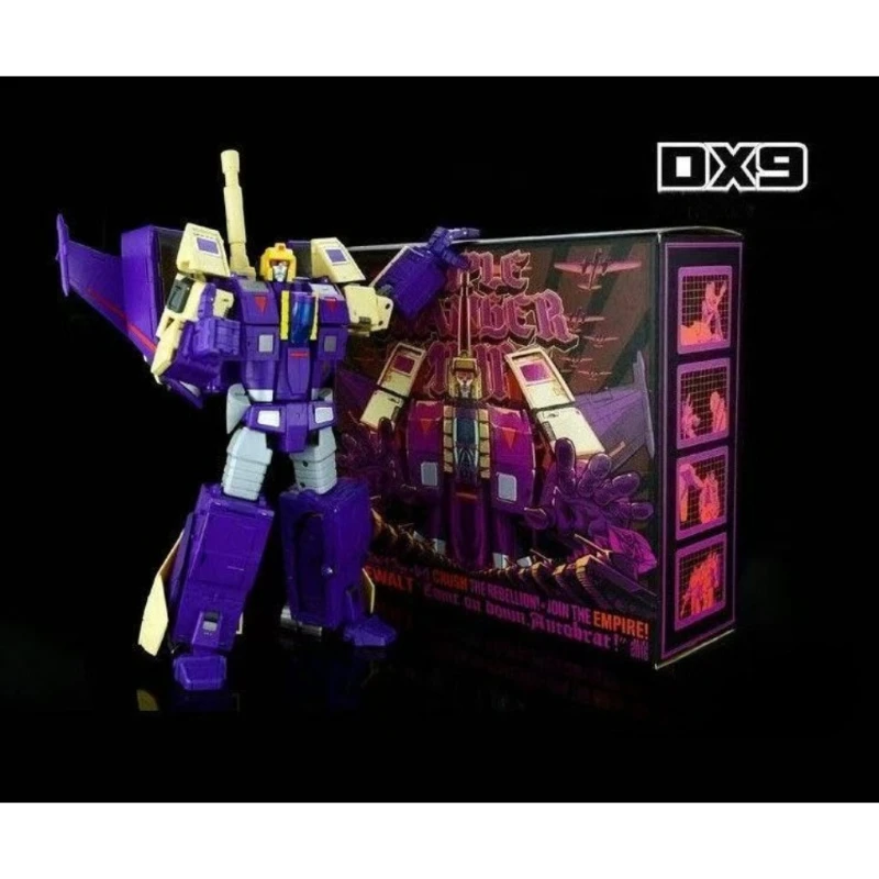 

[Available] Transformation Toy DX9 D08 Lightning Three-Transformation Aircraft Tank Model Exquisite Action Robot Gift Collection