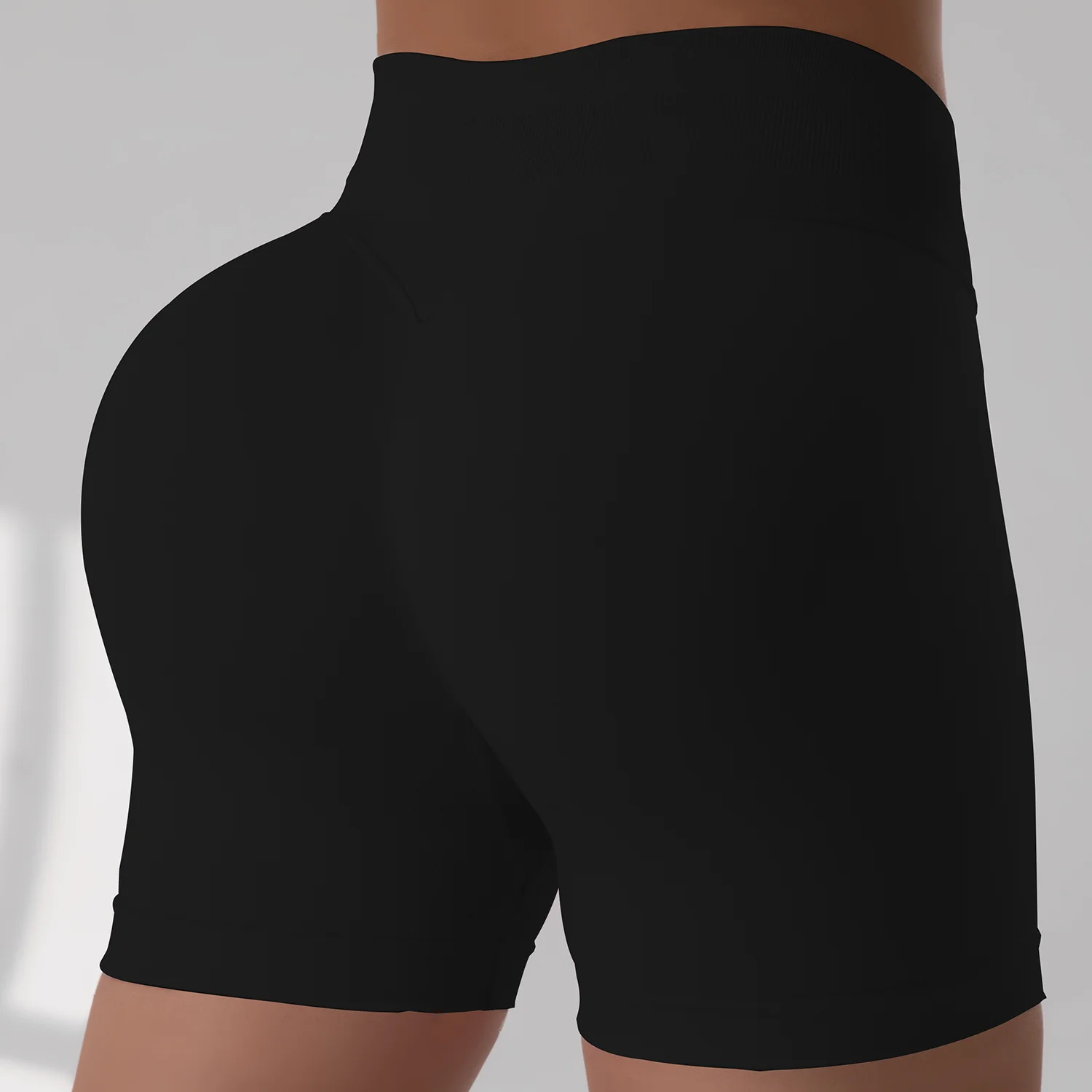 ผู้หญิงเซ็กซี่วิ่งออกกําลังกายกางเกงขาสั้นเลกกิ้งBikerขี่จักรยานกางเกงขาสั้นไร้รอยต่อเลกกิ้งกีฬาโยคะกางเกงขาสั้น