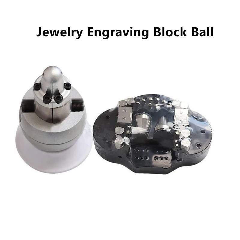 Jewelry Equipments Mini Engraving Ball Vise Tool Block Ring Setting Tools Diamond Stone Setting With Full Attachment