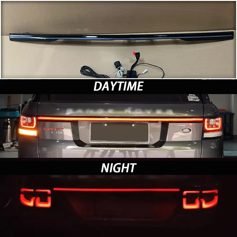 Picture 5: Car Trunk Trim Strip Upgrade  LED Rear Through Taillight  for land rover Range Rover Sport L494 14-21