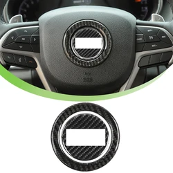 Car Steering Wheel Center Decoration Cover Trim Protector for Jeep Grand Cherokee 2011+ 2014-2023 2024 2025 Interior Accessories