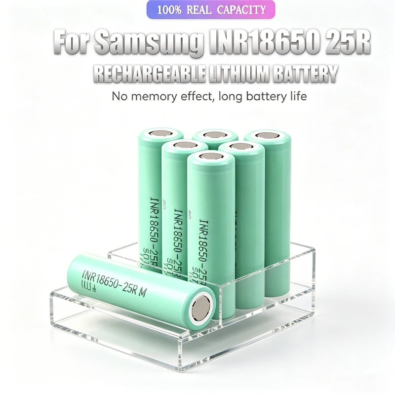 

wholesale price 3.6V 2500mAh 18650 Battery For Samsung INR 18650 25R Lithium Lon Battery Replacement External Battery
