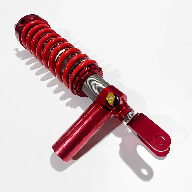 BJ40P Integrated Shock Absorbers with 2-Inch Front 2.5-Inch Rear 2.25-Compression (8-Stage) Rebound (6-Stage) in Red
