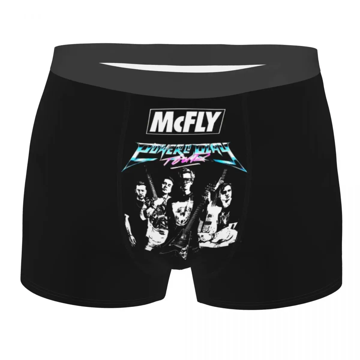 

Custom Male Fashion British Singer Rock Music Mcfly Men's Underwear Boxer Briefs Stretch Shorts Panties Underpants