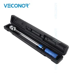 Torque Wrench 10-110N.m 1/2” Mirror Polished Chrome Plated with Quick Release 2-Way Direction Hand Tool for Car Bicycle Repair