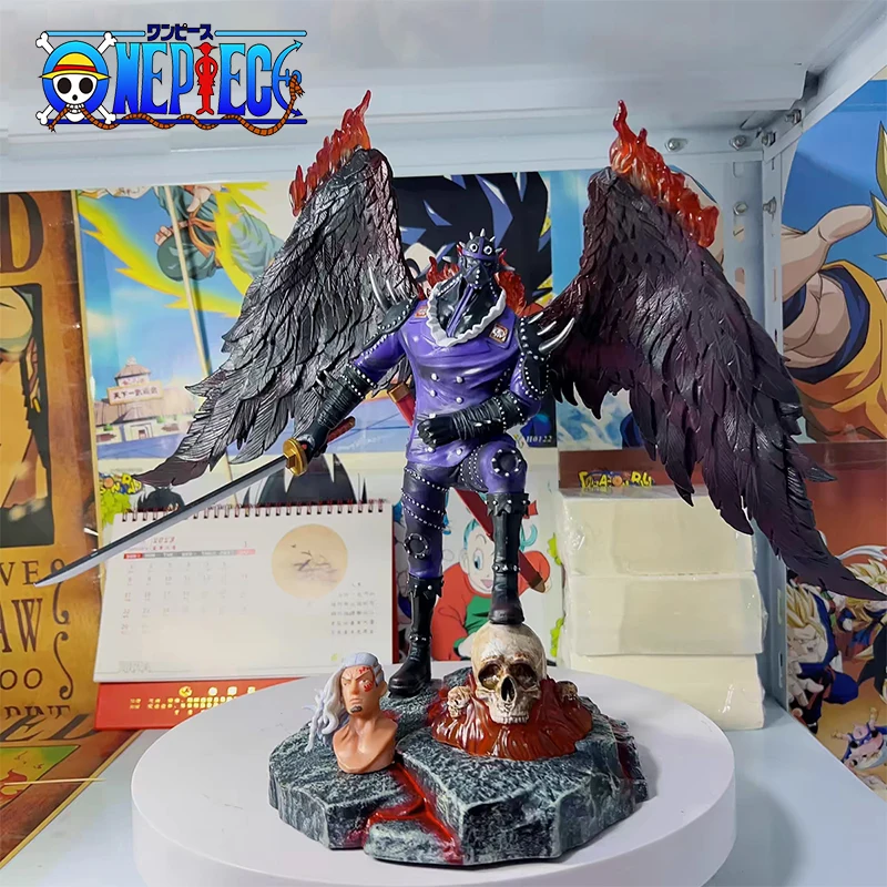 New One Piece Anime Figurine King Figure King The Wild Fire Pvc Statue Collectible Model Doll Decoration Toy Kids Desktop Gift