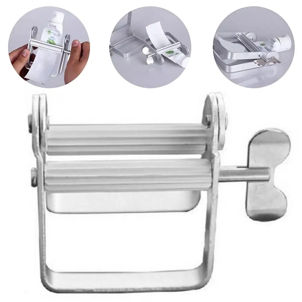 Easy-to-operate Cream Extruder 2-pack Toothpaste Tube Squeezer Roller Portable Paint Tube Wringer Compact for Easy