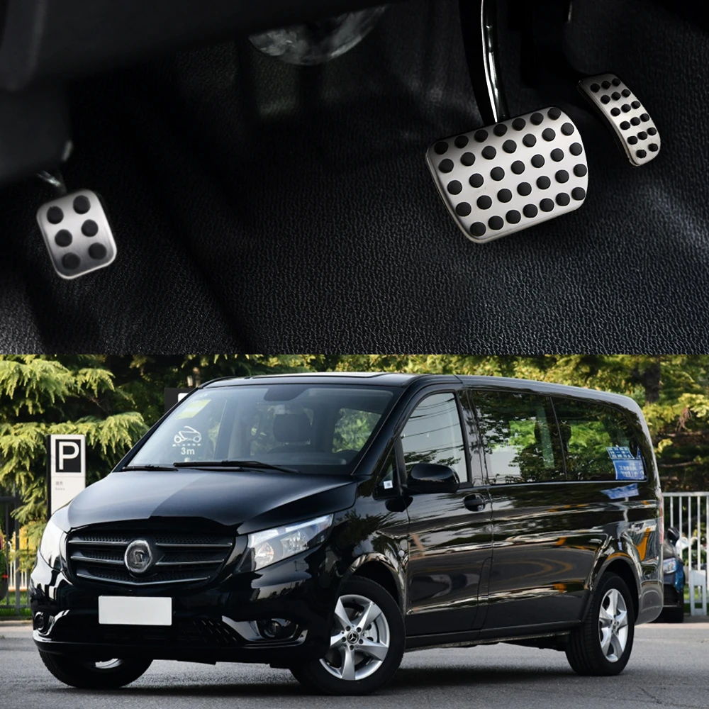 

Abaiwai Gas Fuel Brake Pedal For Mercedes Benz V-class Vito Metris Viano V260 W639 W447 3d Parts Car Style