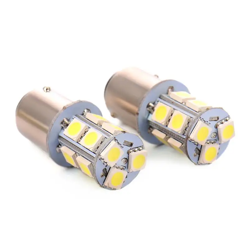 5050 13SMD 12V Brake Stop Tail Bulb BAY15D 1157 Brake Lights LED Car Light 5W Dual Filament F1 Brake Light Stop Signal For Cars