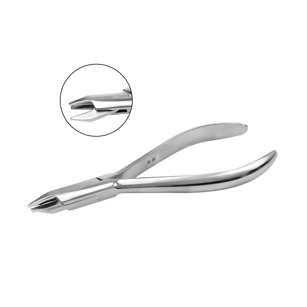 Dental Three Jaw Plier Orthodontic Three Prong Plier Forcep for Shaping and Bending Steel Wire Ligature Dentist Instrument Tools