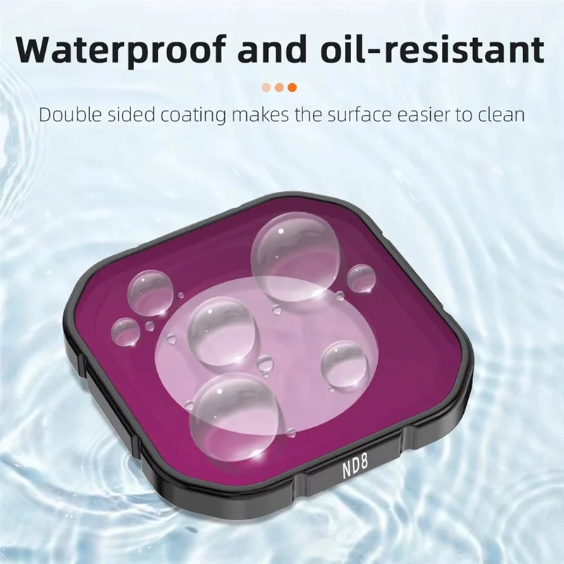 B30C-4PCS Lens Filter CPL ND8/16/32 Filter Kit For Insta360 Ace Pro2 Action Camera ND Dimming CPL Polarizer Accessory