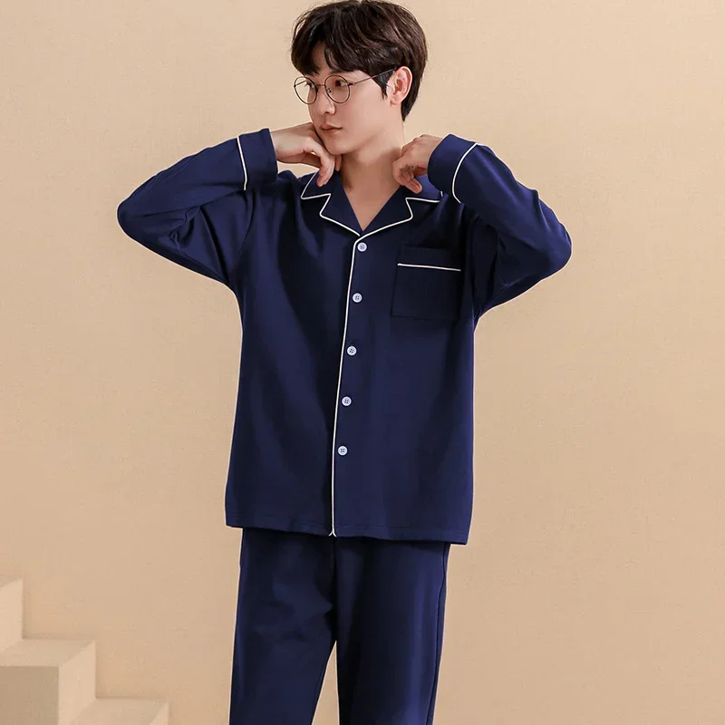 

Winter Couple Pajamas Clothes Cotton Bedroom Sleepwear for Women and Men Homewear Pajama Sets Femme fashion Cozy soft Pijama