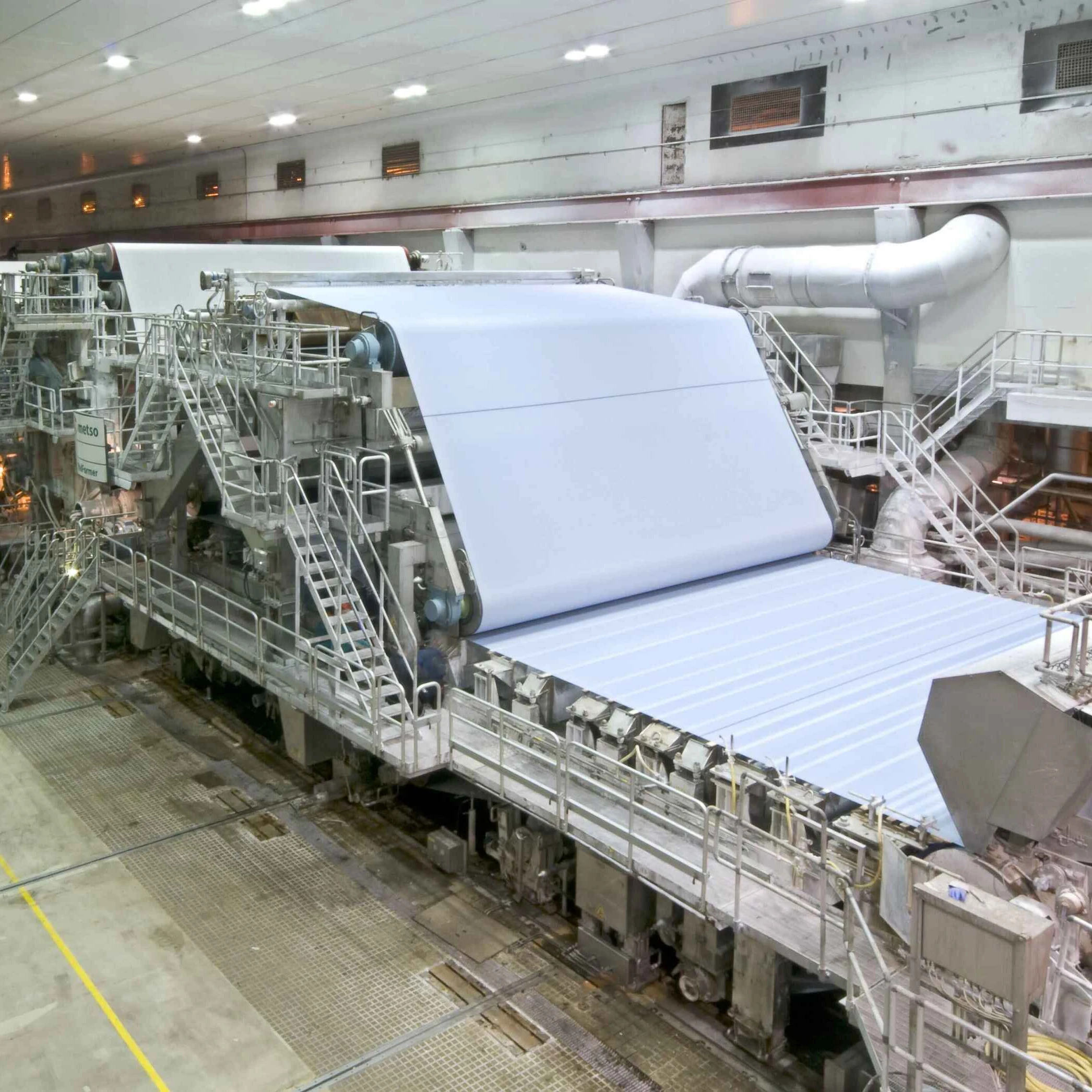 35tpd A4 75gsm Paper Making Machine Production Line From Waste Paper