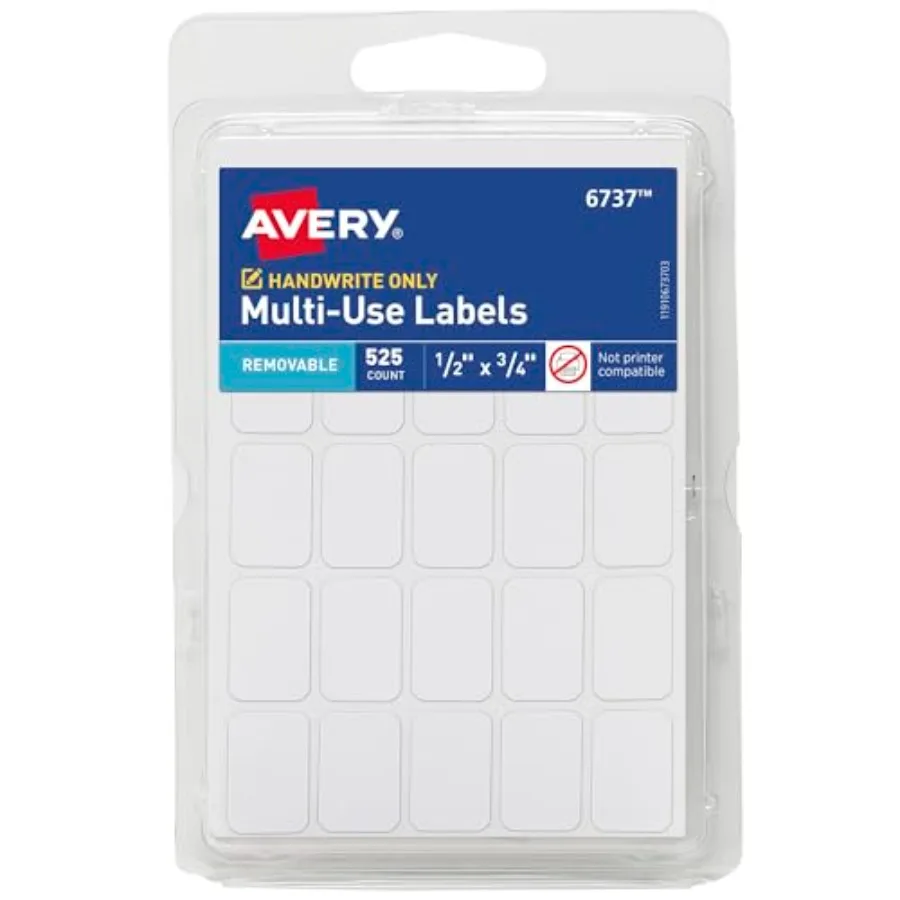 Multi-Use Removable Labels, 1/2