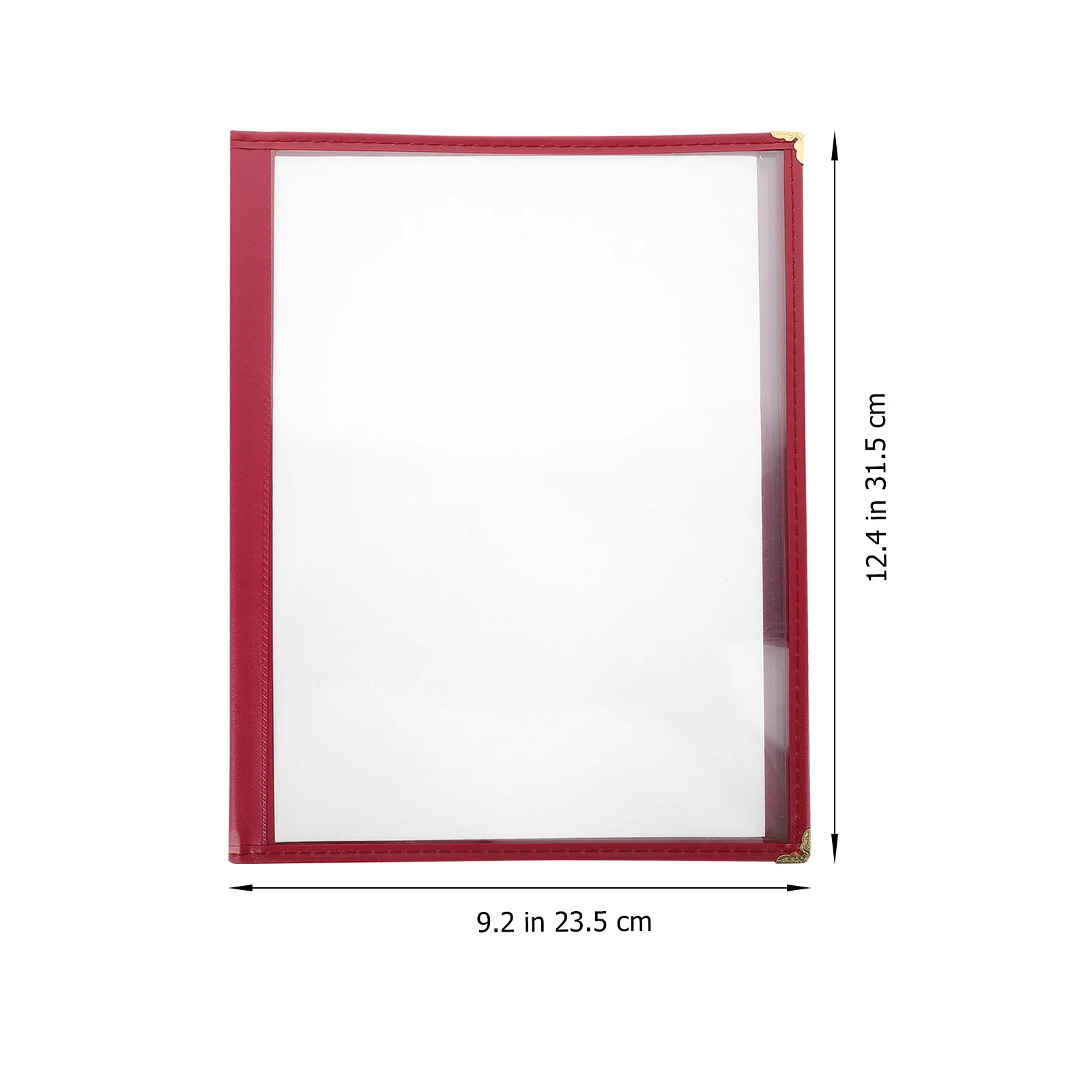 

1pc Menu Covers Pvc Transparent Restaurant Menu Holder Waterproof Price List Cover Reusable Protector For Hotel Bar