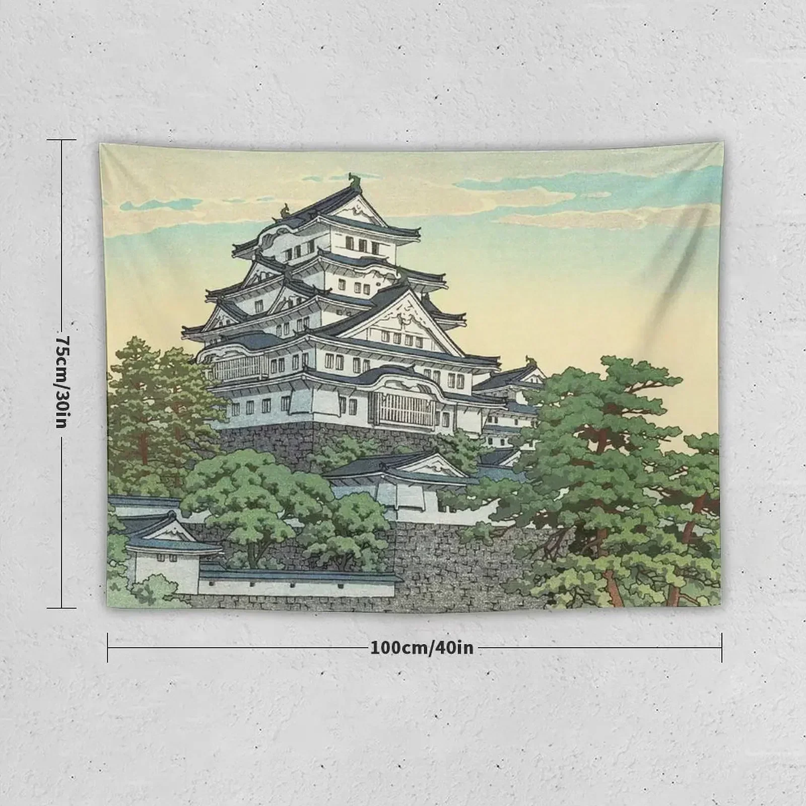 Hasui Himeji Castle Tapestry Bedrooms Decor Luxury Living Room Decoration Tapestry