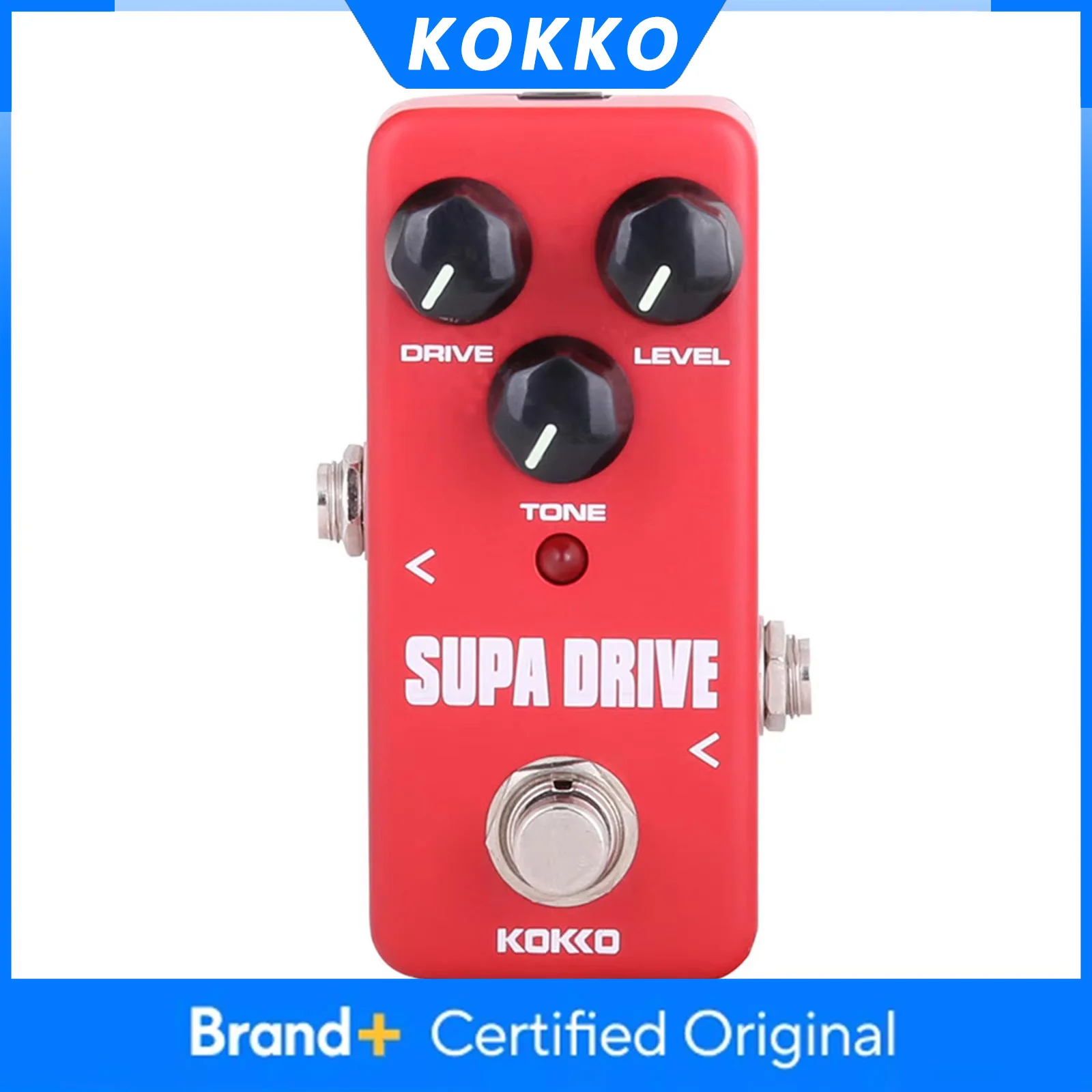

Гитарная педаль эффектов KOKKO FOD5 SUPA DRIVE, педаль овердрайва, True Bypass, одиночная гитарная педаль, аксессуары для электрогитары