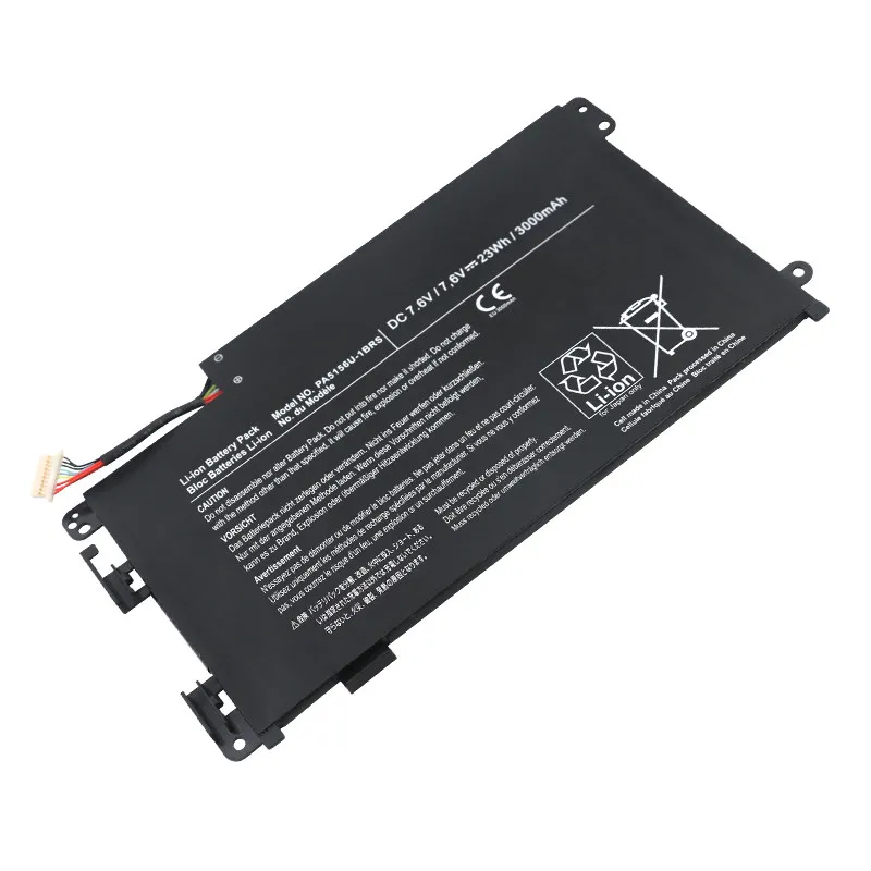 Laptop Battery Lithium Ion Battery for Laptop PA5156U-1BRS PA5156U 7.6V 3000mAh for W35DT P000577240 Lithium Battery