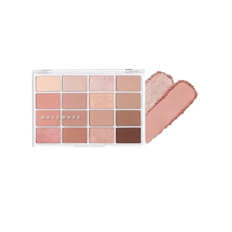 WAKEMAKE-Palette de fards à barrage, maquillage azole, authentique, fibre, surbrillance 256, éclaircissant, cosmétiques de beauté rares, original