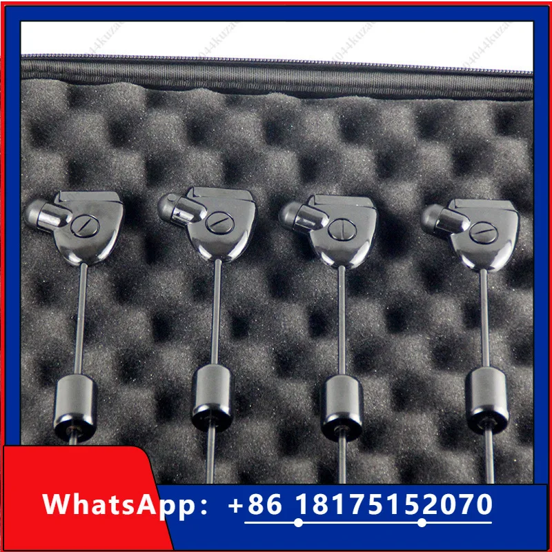 Metal Fishing Alarm Kit with Rod Swinger & Tensioner, Outdoor Electronic Bite Indicator for Sea Rod Carp Fishing