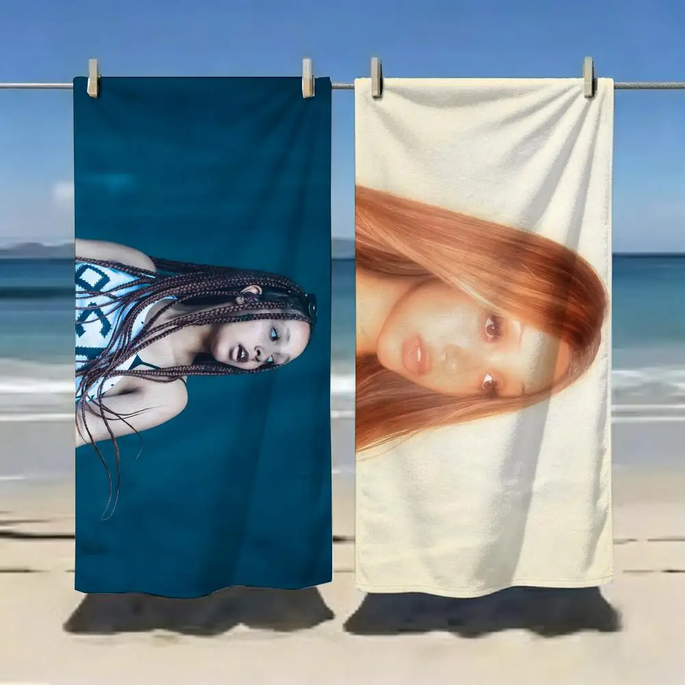 Alternative Pop Singer Pink Pantheress Towel Microfiber soft Beach Towel for Travel Fitness Sauna Bathing Camping