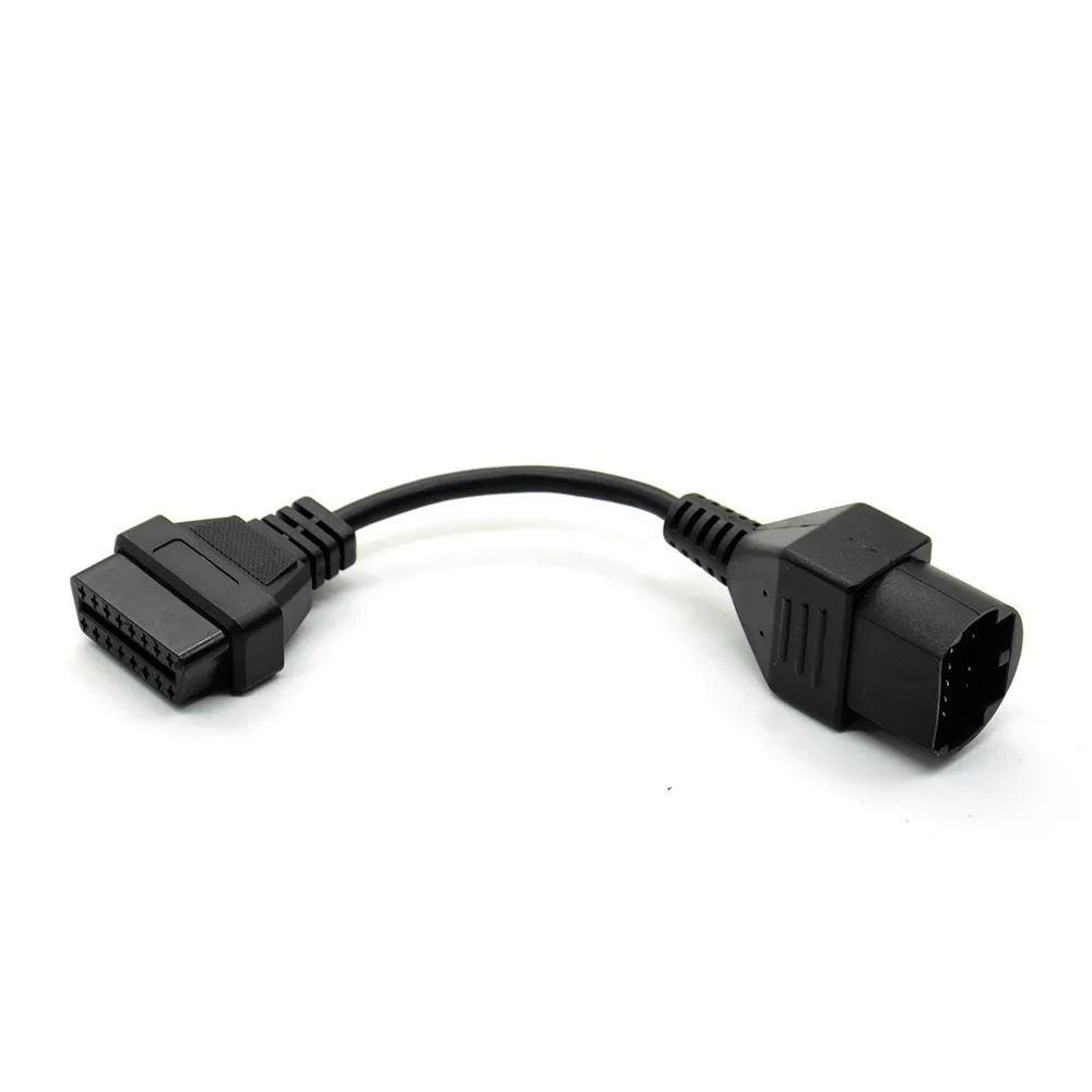 Dla Mazda 17Pin do 16Pin OBD2 OBD II kabel przewód łączący do Mazda 17 pin podłącz Adapter