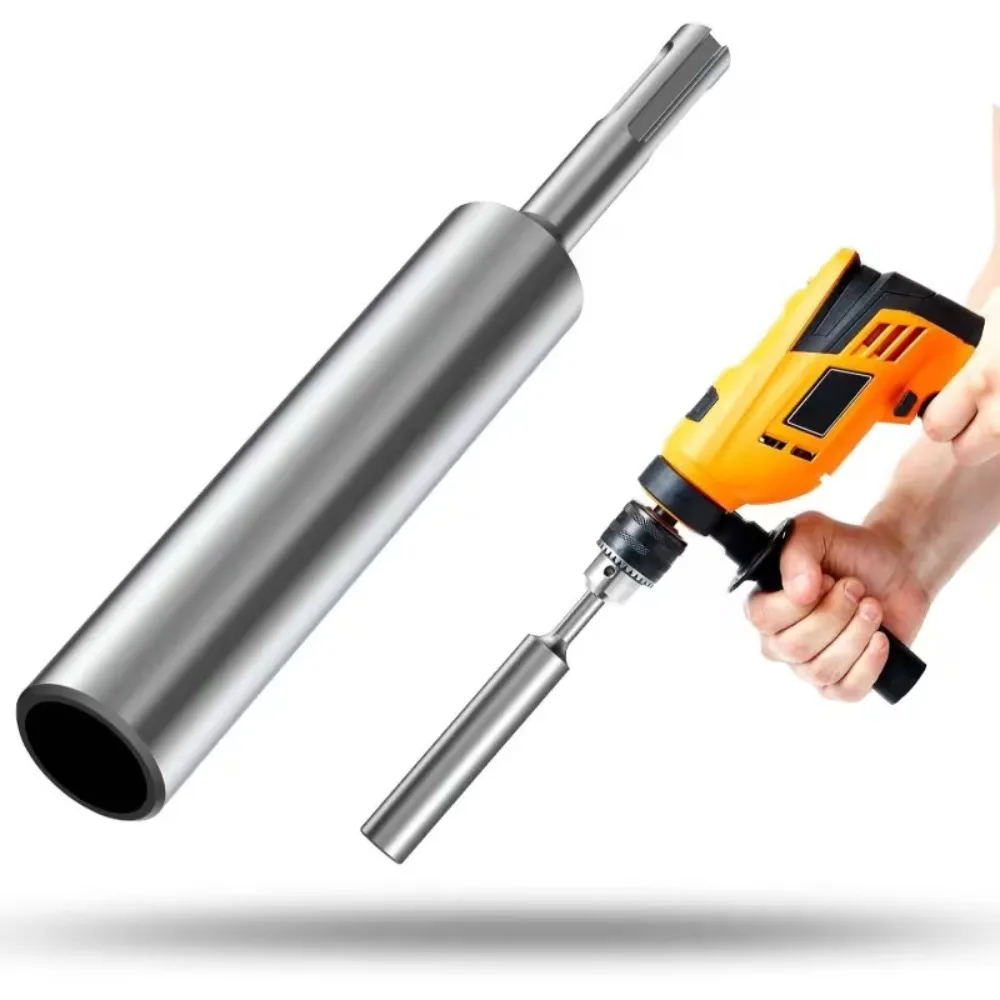 

20mm SDS PLUS Ground Rod Driver Heavy Duty Durable Hardened Steel for Hammer Drill Power Tool