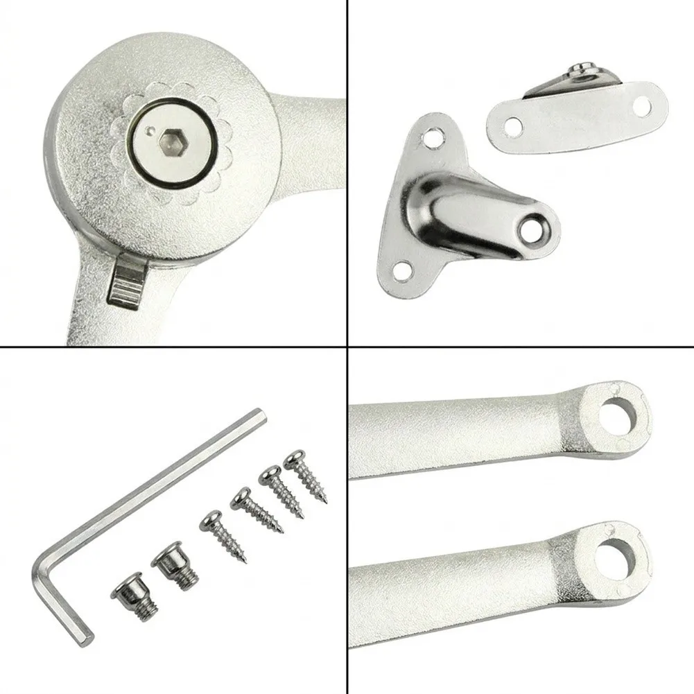 2Pcs Zinc Alloy Air/Support Rod Adjustable Random Stop Gas Strut For Cabinet Wardrobe Door Hardware Lifter