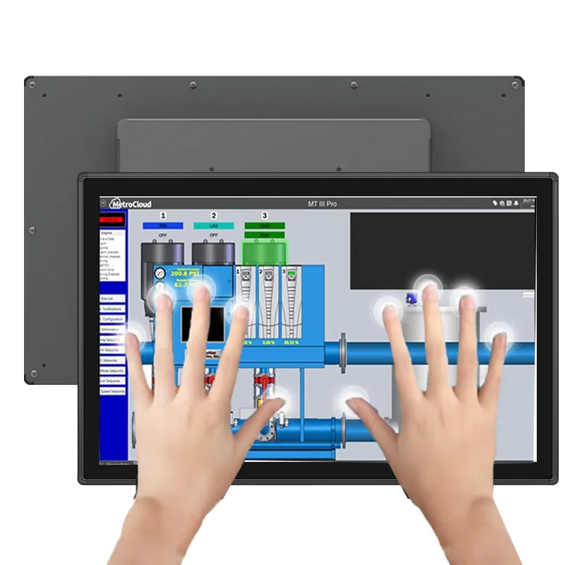 15.6 Inch Android 11 Win10 IPS SSD 4+32G Touch Screen Industrial All-in-One Panel PC With Capacitive Touch Custom Brightness
