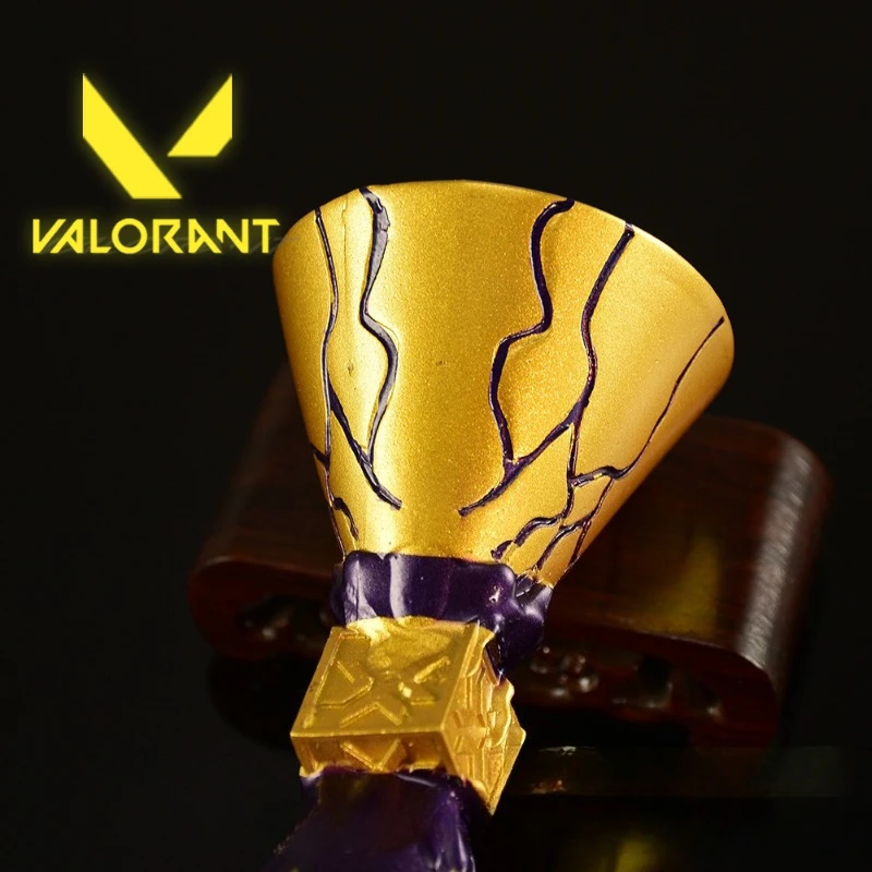 12 سنتيمتر جديد VALORANT لعبة الشكل بطولة الكأس الطرفية المعادن نموذج تمثال سطح المكتب الديكور الحلي هدايا عيد الميلاد لعبة #5