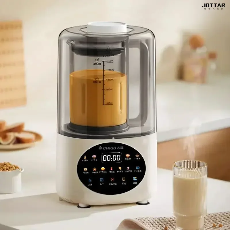 

Multifunctional home wall breaker - light bass. Automatic wall breaking cooking machine. Heating, filter-free. soymilk maker.