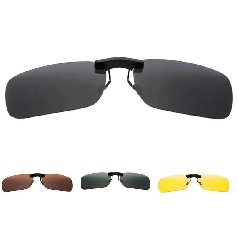 Sunglasses Polarized Clip On Driving Glasses Sunglasses Day Vision UV400 Lens Night Vision Fishing Night Vision Glasses Clip