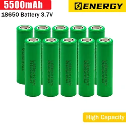 Batería recargable de iones de litio, 100% original, 18650, 5500mah, 20. ª descarga, inr18650, 35e, 5500mah, 18650, 3,7 v