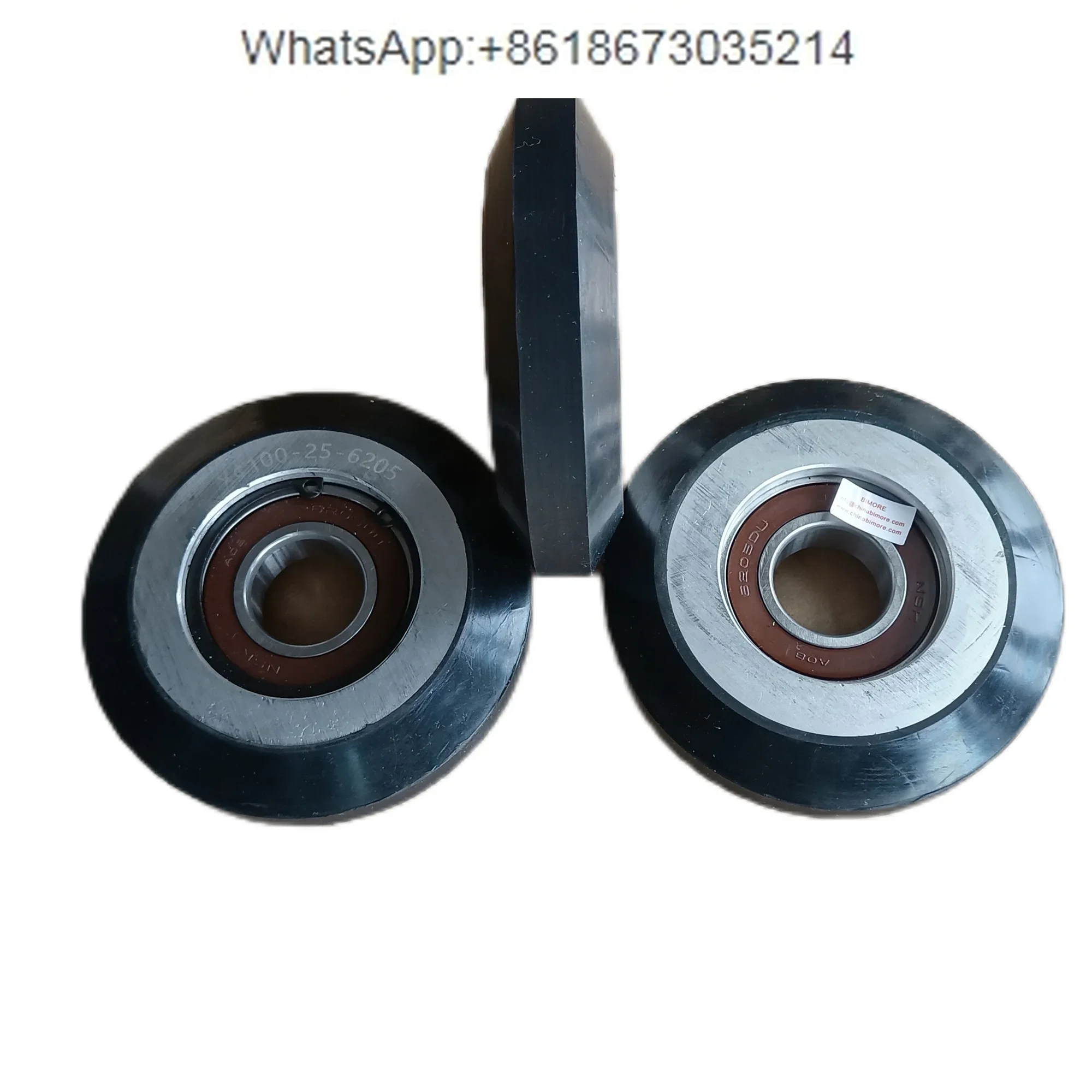 

Elevator Spare Parts Lift High Speed Guide Shoe Wheel Roller 100*25*6205 OD 100mm W 25mm Bearing 6205DU