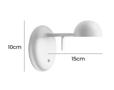 Swing Arm Wandlamp Modern Minimalistisch Wandlicht voor Studie Slaapkamer Woonkamer Modelkamer Designer Zwart/Wit Wandlicht