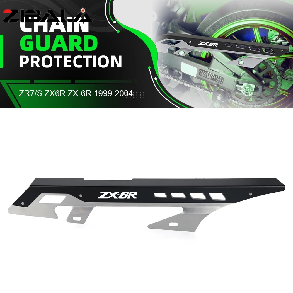 

For Kawasaki ZR-7 ZR7 ZR-7S ZR7S ZX6R ZX-6R 1999-2000-2001-2002-2003-2004 Motorcycle Chain Cover Decorative Protector Mud Guard
