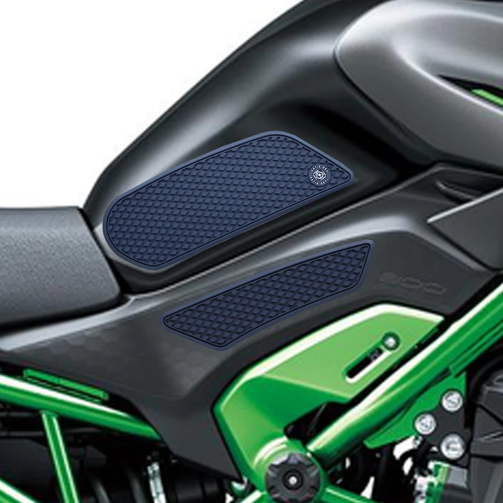 جديد لـ KAWASAKI Z900 Z900se Z900 se 2025 2026 دراجة نارية عدم الانزلاق الجانب خزان الوقود ملصقات وسادة مقاومة للماء المطاط ملصق