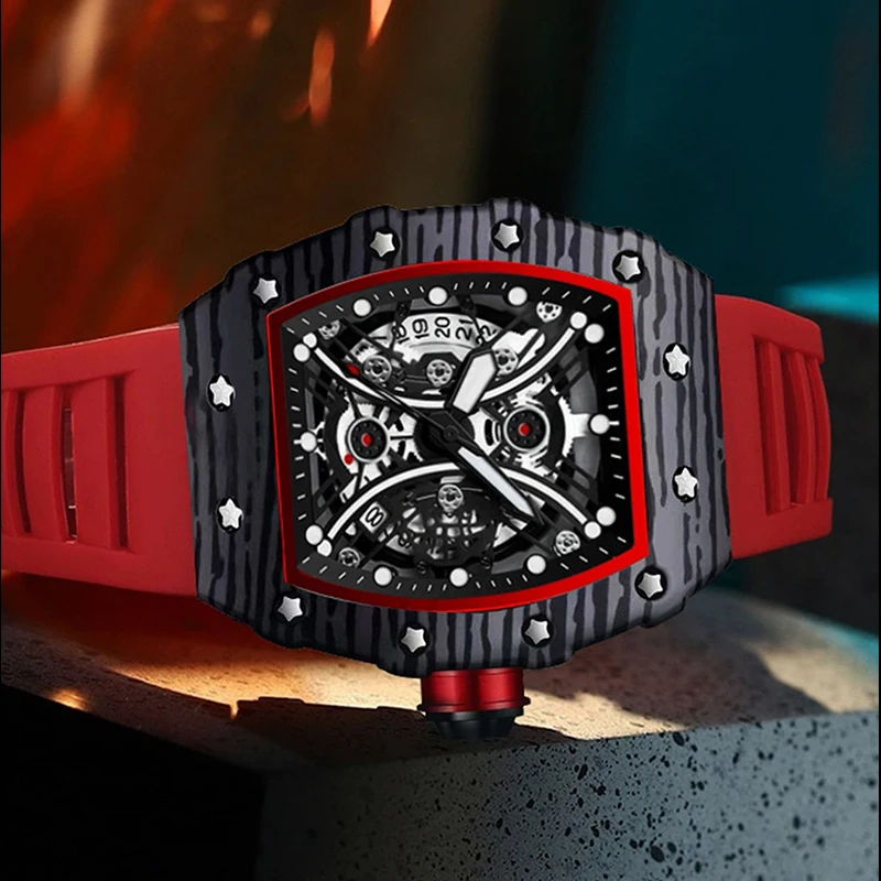 A new men\'s watch with a casual style, trendy fashion, and high aesthetic value. High end luminous calendar quartz watch 