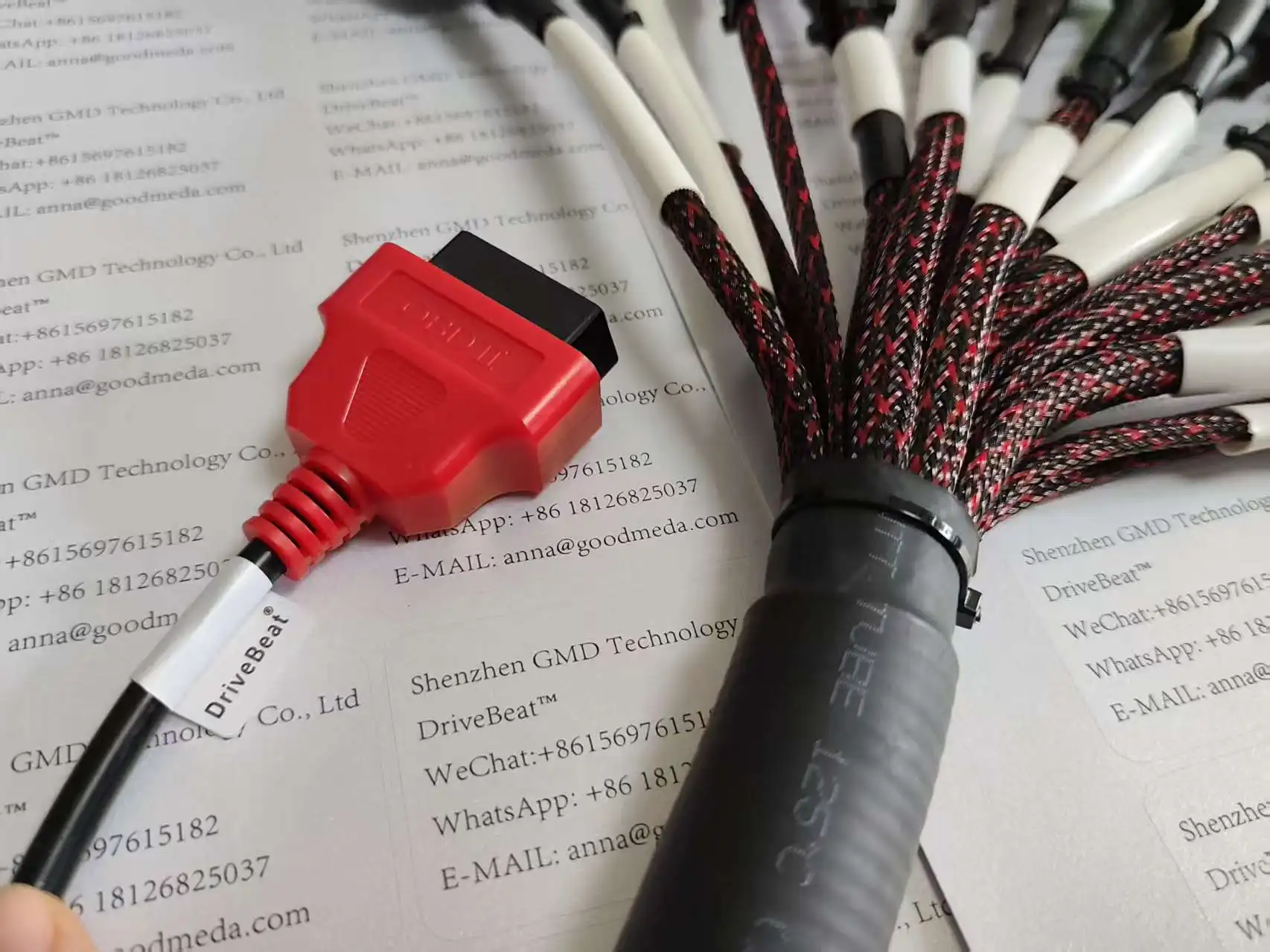 21in1 Motorcycle OBD Test Cable Model To JDjag MST M100 Bike Diagnosis Line Tool Wiring Harness for Motorcycles Bikes Cables image 4