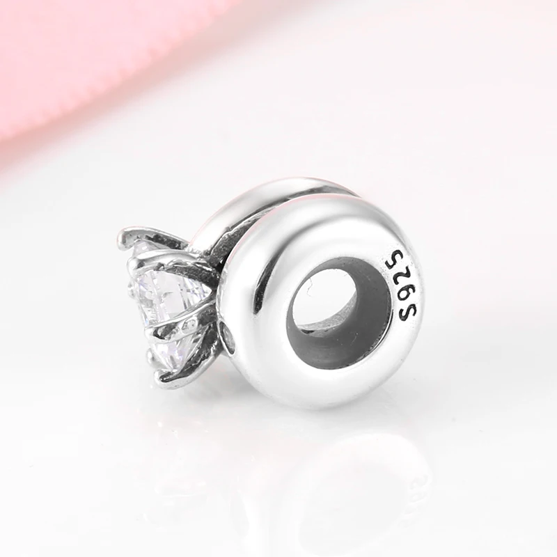 

925 Sterling Silver Navy Blue Purple Ring Twelve Birthstone Zircon Charm Beads Fit Original Bracelet Diy Jewelry Accessories